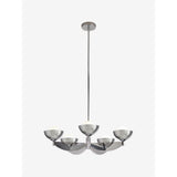 MADE.COM Chrome Large Layla Ceiling Light