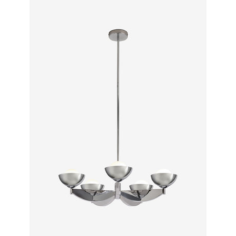 MADE.COM Chrome Large Layla Ceiling Light