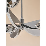 MADE.COM Chrome Large Layla Ceiling Light