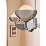 MADE.COM Chrome Small Layla Ceiling Light