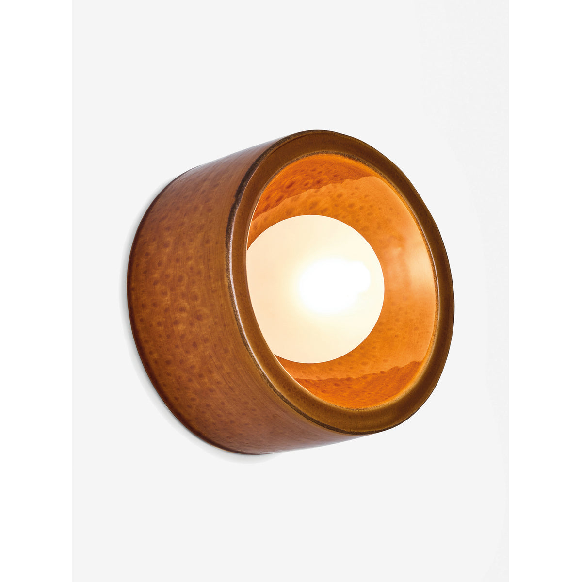 MADE.COM Brown Mavi Ceramic Wall Light