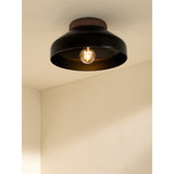 MADE.COM Black Albert Flush Fitting Ceiling Light