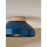 MADE.COM Navy Albert Flush Fitting Ceiling Light