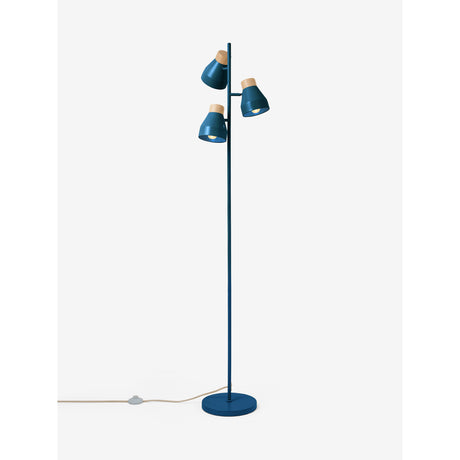 MADE.COM Navy Albert Floor Lamp