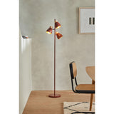 MADE.COM Terracotta Red Albert Floor Lamp