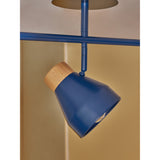 MADE.COM Navy Albert 3 Light Linear Pendant Bar Ceiling Light