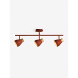 MADE.COM Terracotta Albert 3 Light Linear Pendant Bar Ceiling Light