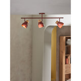 MADE.COM Terracotta Albert 3 Light Linear Pendant Bar Ceiling Light