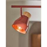 MADE.COM Terracotta Albert 3 Light Linear Pendant Bar Ceiling Light