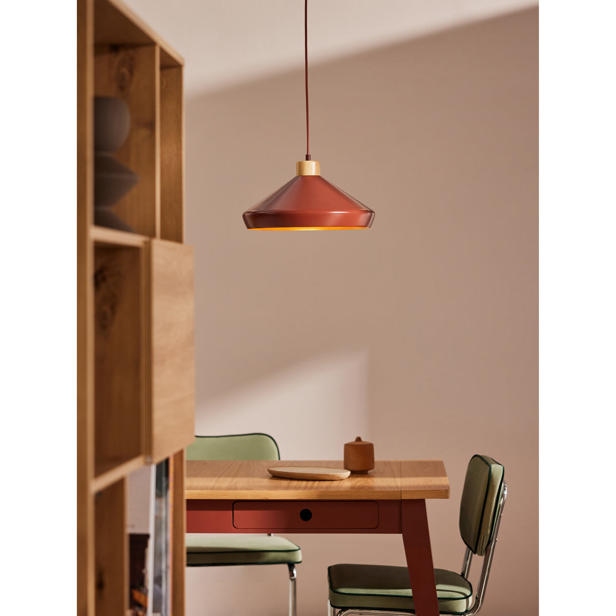 MADE.COM Terracotta Albert Pendant Ceiling Light