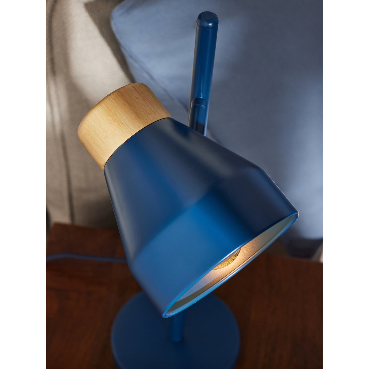 MADE.COM Navy Albert Table Lamp