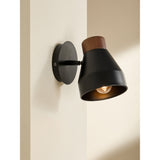 MADE.COM Black Albert Wall Spotlight