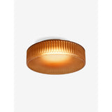 MADE.COM Amber Brown Alma Flush Light