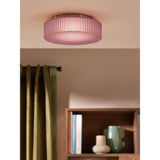 MADE.COM Pink Alma Flush Light