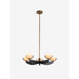 MADE.COM Black Wood Large Layla Ceiling Light