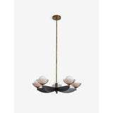 MADE.COM Black Wood Large Layla Ceiling Light