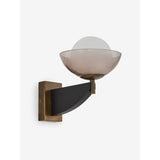 MADE.COM Black Wood Layla Wall Light