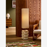 MADE.COM Cream Nell Ceramic Floor Light