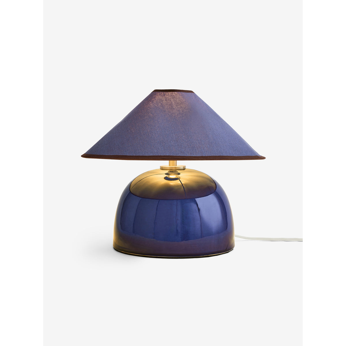 MADE.COM Navy Blue Nora Table Lamp