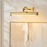 Endon Maris Rechargeable Picture Light Warm brass plate & frosted pc