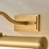 Endon Maris Rechargeable Picture Light Warm brass plate & frosted pc