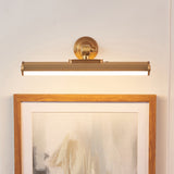 Endon Cirali Rechargeable Picture Light Warm brass plate & frosted pc
