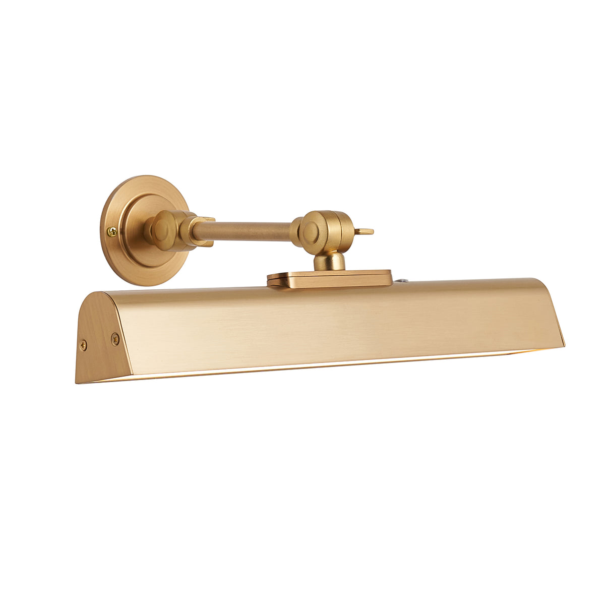 Endon Dalyan Rechargeable Picture Light Warm brass plate & frosted pc