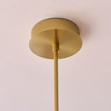 Endon Rossano 10lt Pendant Warm brass plate & opal glass