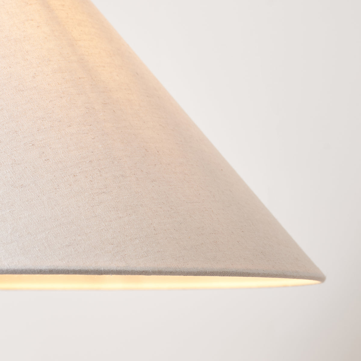 Endon Arlo & Avalon 52cm Floor Matt black & natural linen