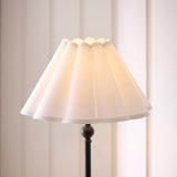 Endon Sylvie Table Matt black & vintage white cotton