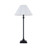 Endon Sylvie Table Matt black & vintage white cotton