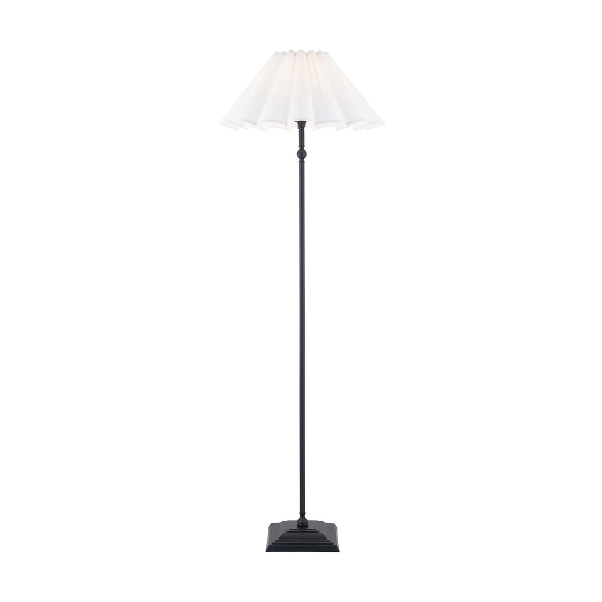 Endon Sylvie Floor Matt black & vintage white cotton