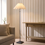 Endon Sylvie Floor Matt black & vintage white cotton