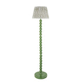 Endon Higgledy & Leaf 35cm Floor Gloss cotswold green paint & herb garden green fabric