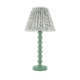 Endon Higgledy & Leaf 25cm Table Gloss cotswold green paint & herb garden green fabric
