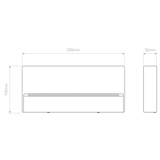 Astro Mori 250 Textured Black Outdoor Marker Light