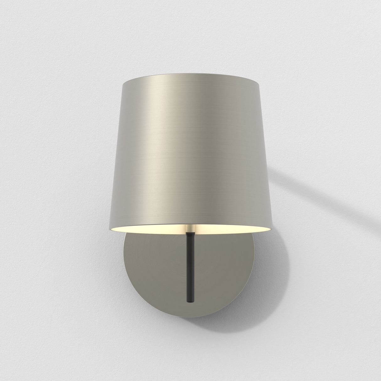 Astro Miura Swing Arm Base Matt Nickel Interior Wall Light