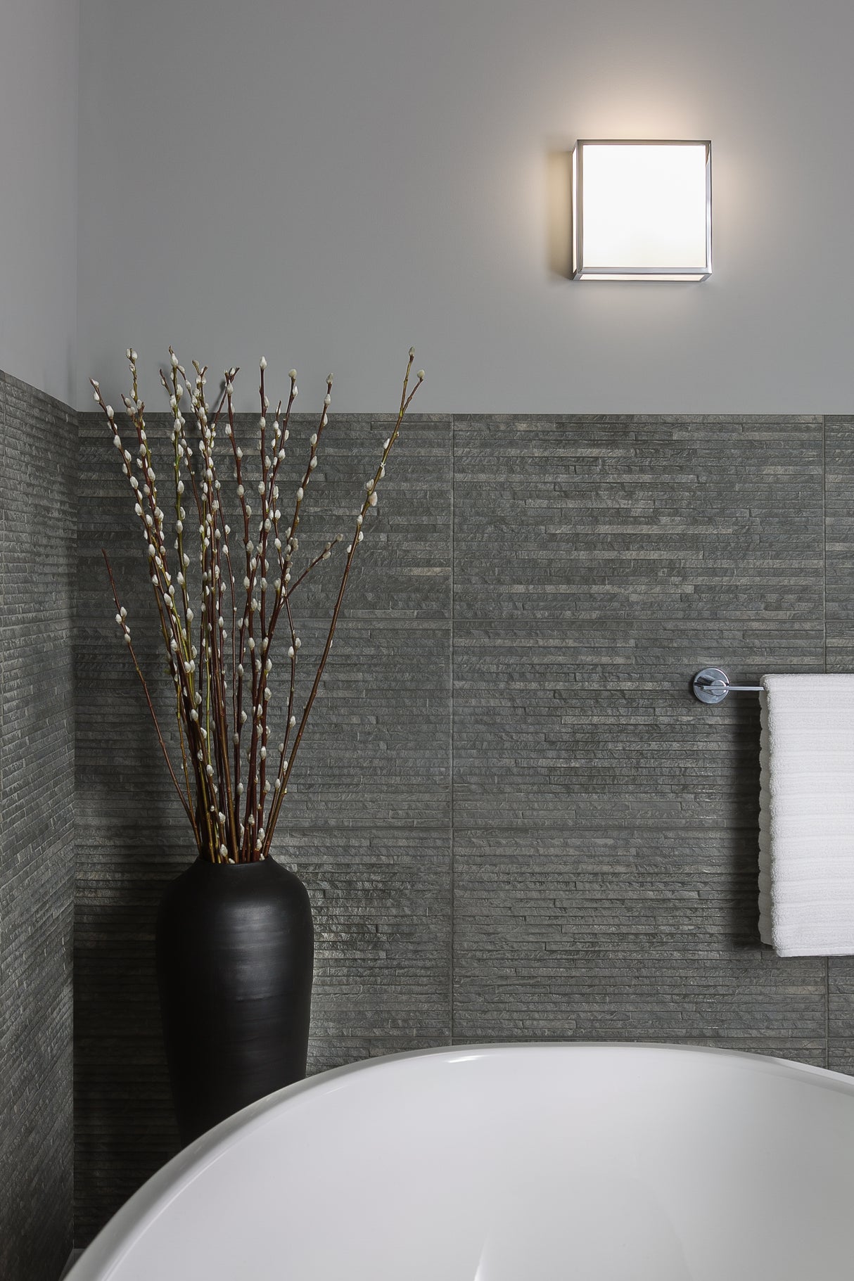 Astro Mashiko 200 Square Bronze Bathroom Ceiling Light