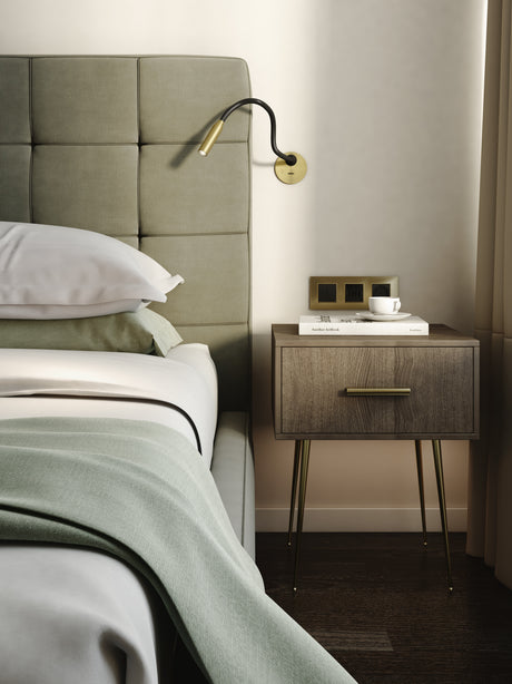 Astro Lucca Recessed Matt Gold Interior Reading Light