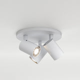 Astro Ascoli Triple Round Textured White Interior Spotlight