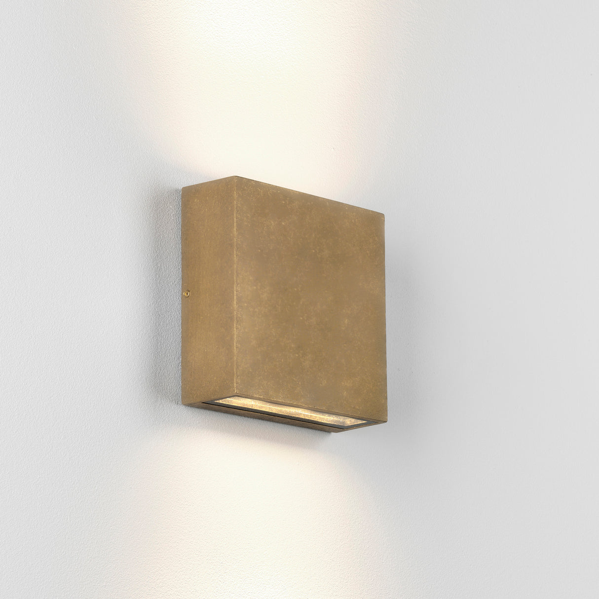 Astro Elis Twin LED Solid Brass Outdoor Wall Light