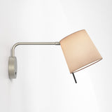Astro Mitsu Swing Arm Base Matt Nickel Interior Wall Light