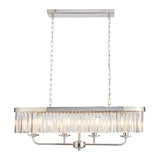 Amos Windsor Chandelier Bar Pendant Bright Nickel