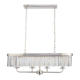 Amos Windsor Chandelier Bar Pendant Bright Nickel