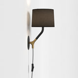 Astro Arbor Plug-In Matt Black Interior Wall Light