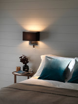 Astro Park Lane Reader LED Bronze Interior Combination Reader