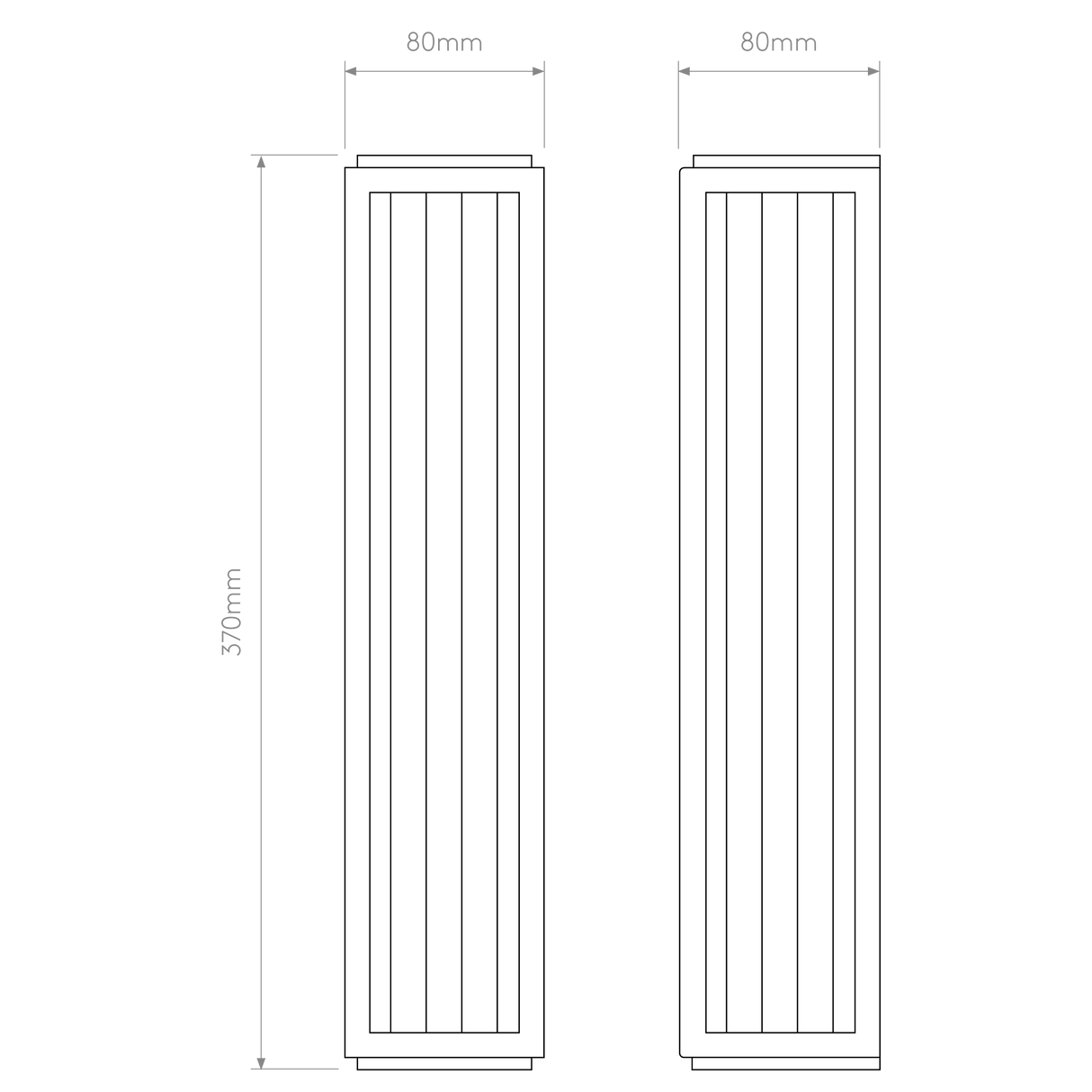 Astro Boston 370 Polished Chrome Bathroom Wall Light