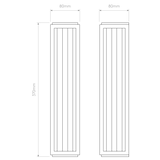 Astro Boston 370 Polished Chrome Bathroom Wall Light