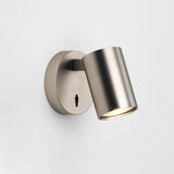 Astro Ascoli Single Switched Matt Nickel Interior Reading Light