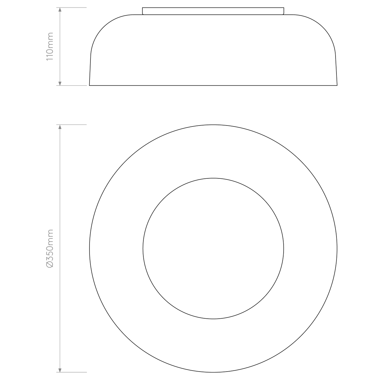 Astro Syros Polished Chrome Bathroom Ceiling Light